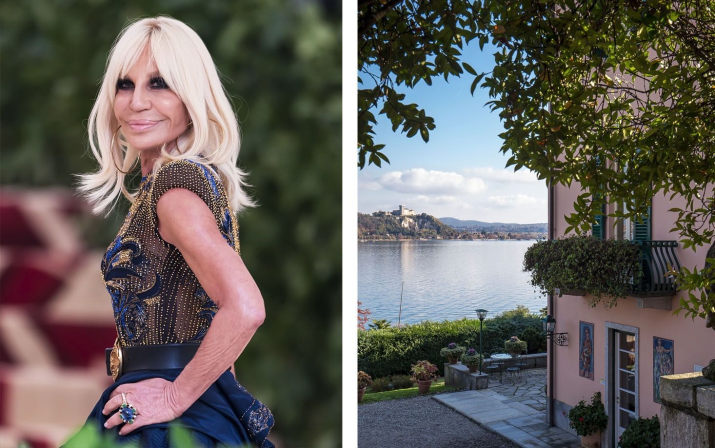 Donatella Versace sceglie il Lago Maggiore